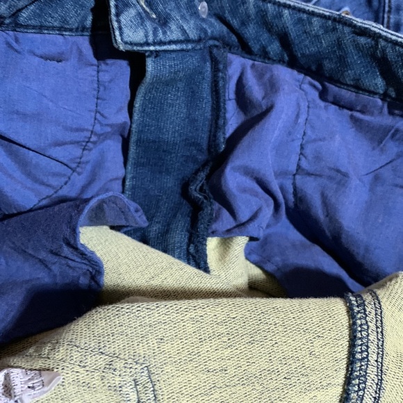 Dream Jeannes by Quacker Factory Pants Blue Stretch Faded Straight Size 12 - Picture 14 of 16